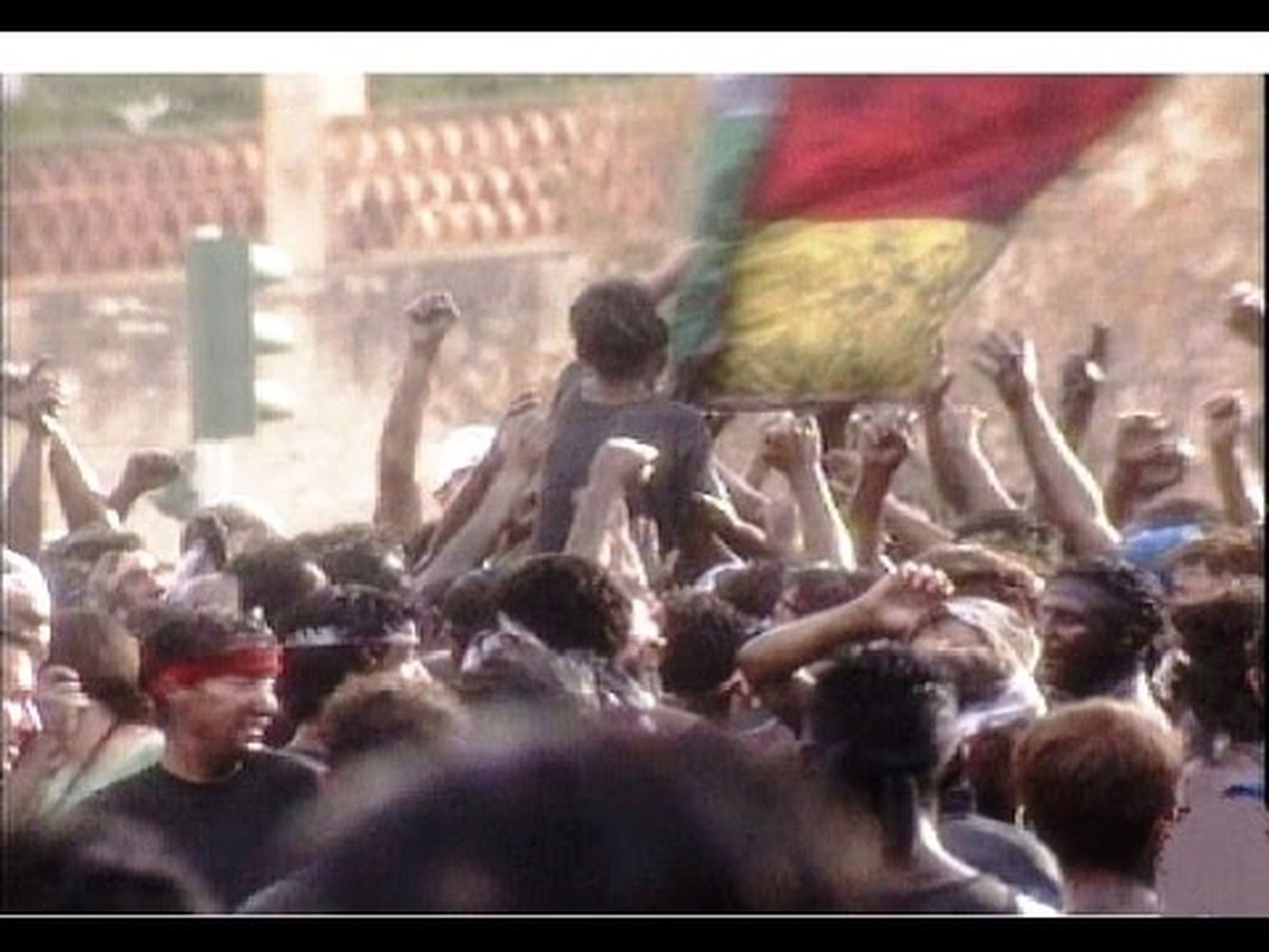 La llegada del Cascamorras desde Baza a Guadix (1990)