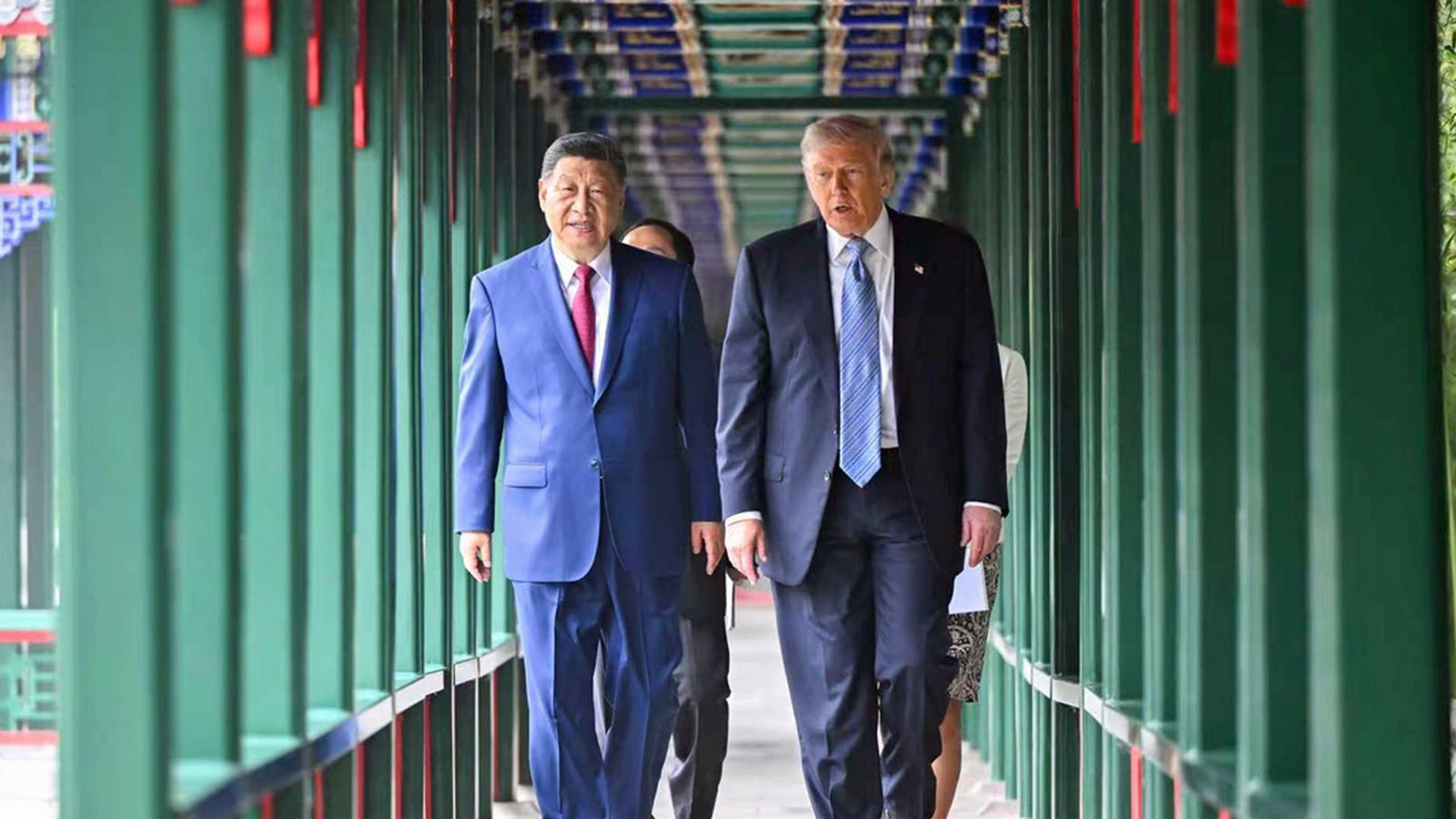Trump en China