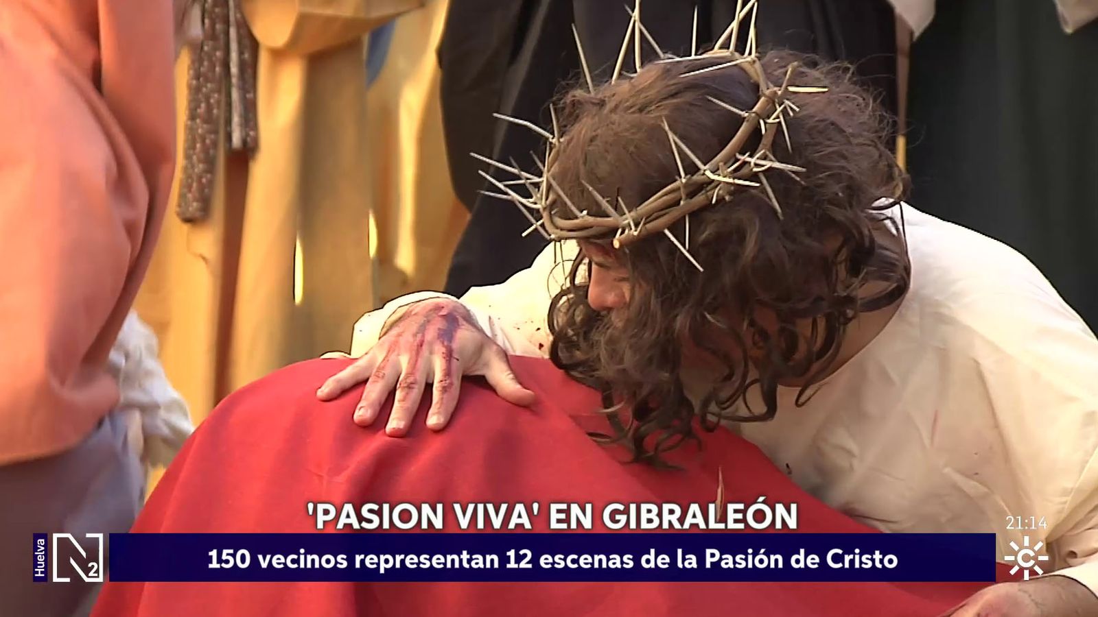 Representación de la pasión de Cristo en Gibraleón