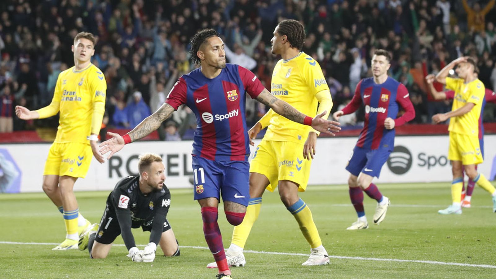 Barcelona Las Palmas Raphinha