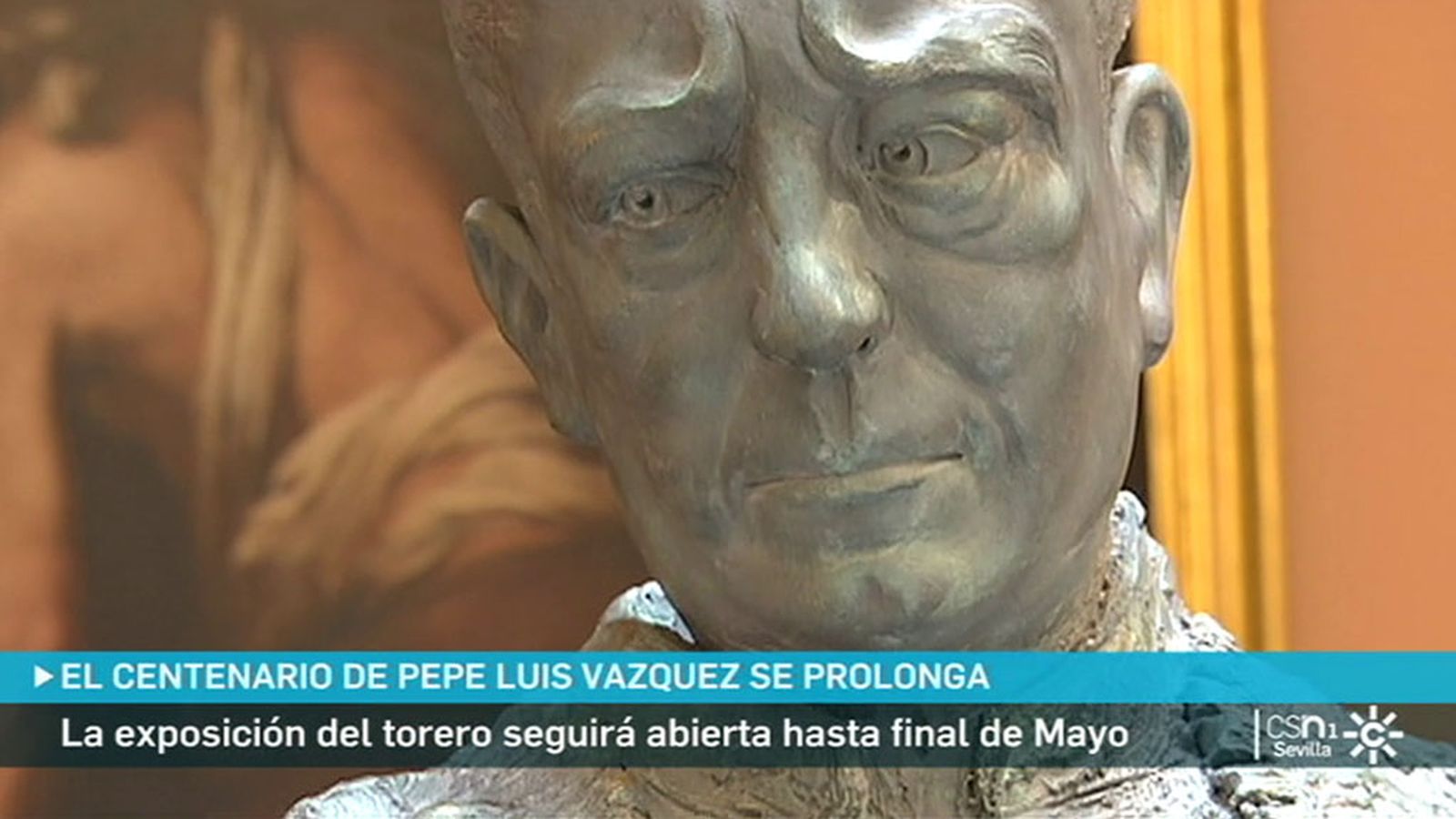 exposición sobre pepe luis vázquez en el ayuntamiento de sevilla