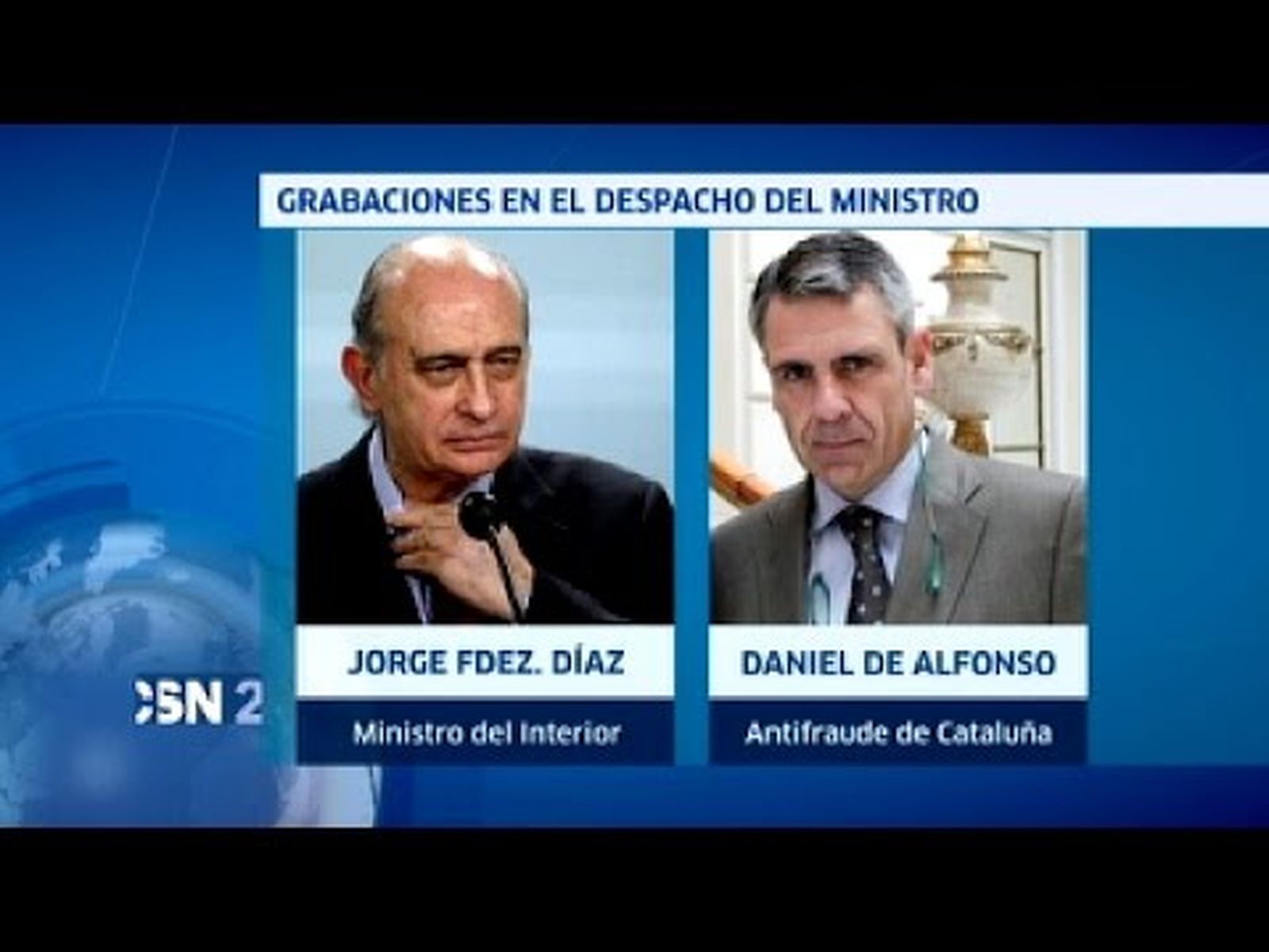 Grabaciones del ministro de Interior con el responsable de la oficina antifraude de Cataluña