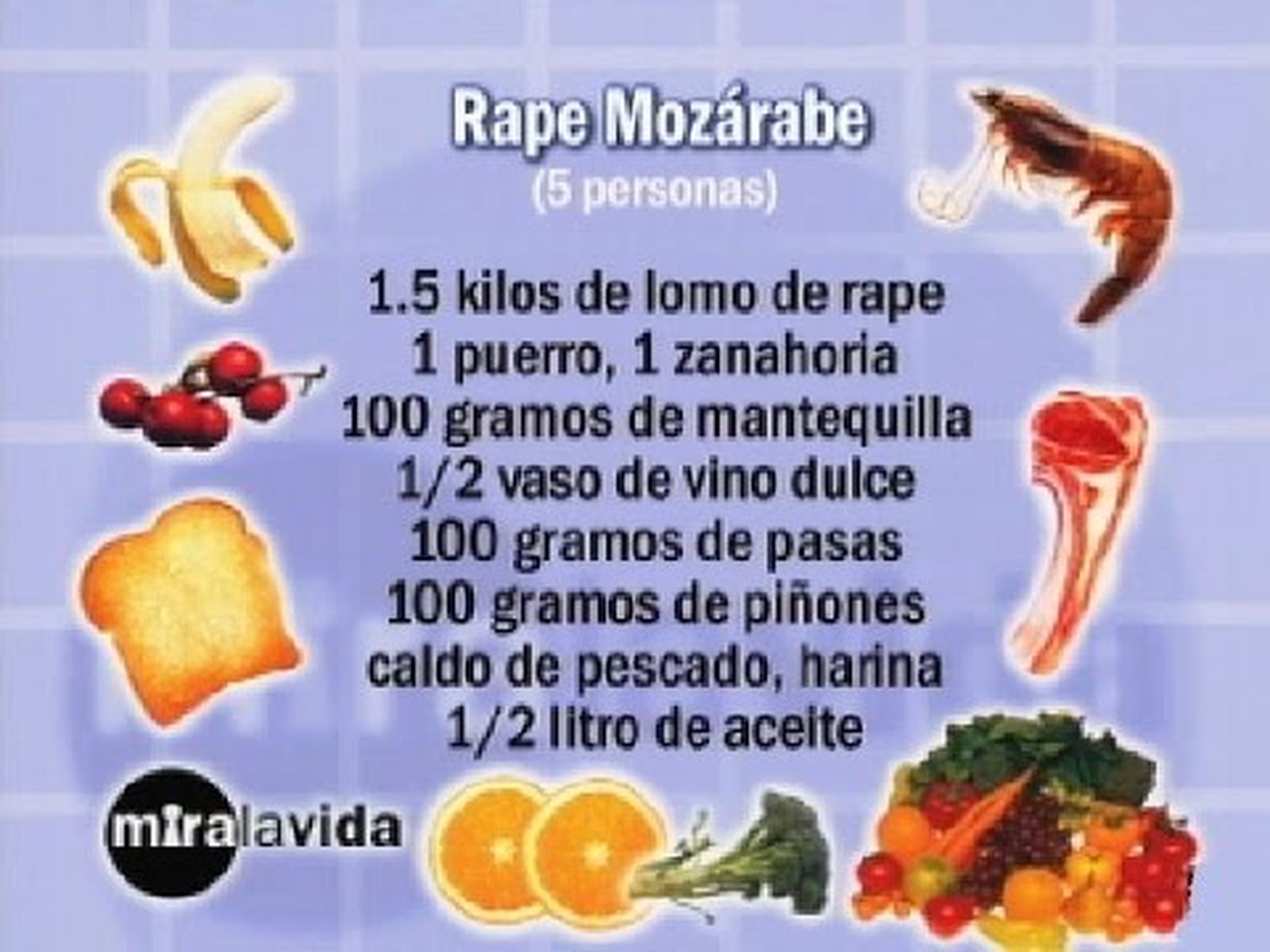 Receta de rape al estilo mozárabe de Granada