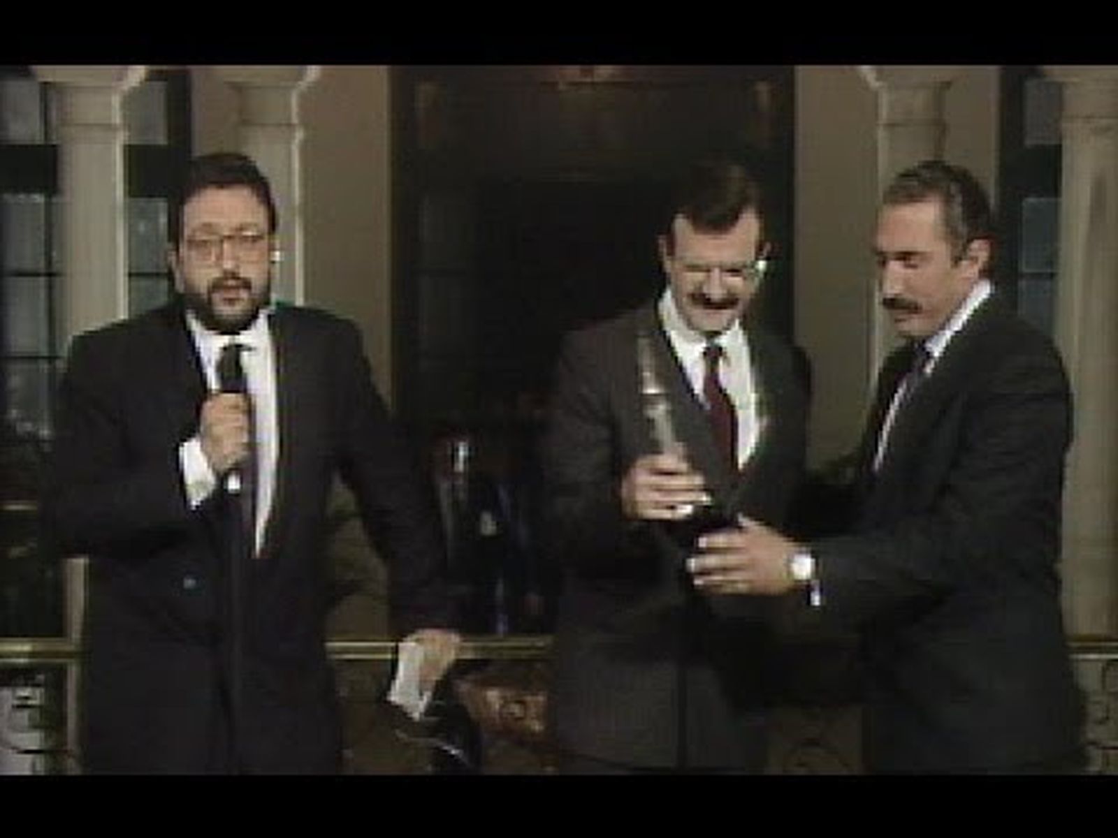 Inauguración de Canal Sur. Presidente de la Junta y director general RTVA
