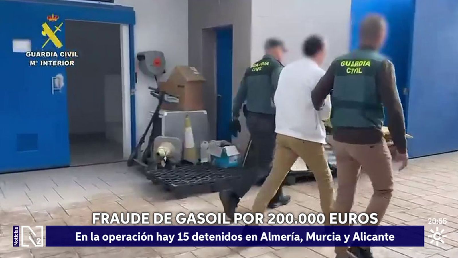 La Guardia Civil desarticula una banda que ha estafado casi 200.000 euros en combustible