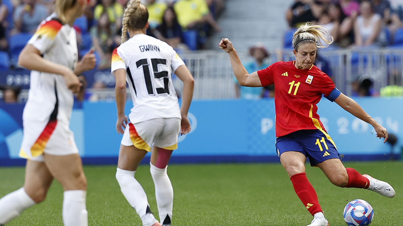 Alexia Putellas en la semifinal de las Olimpiadas