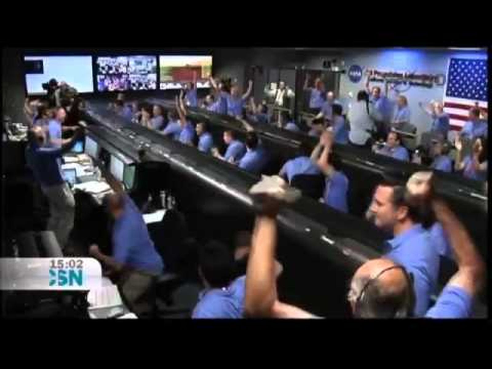 El robot Curiosity de la NASA llega a Marte (2012)