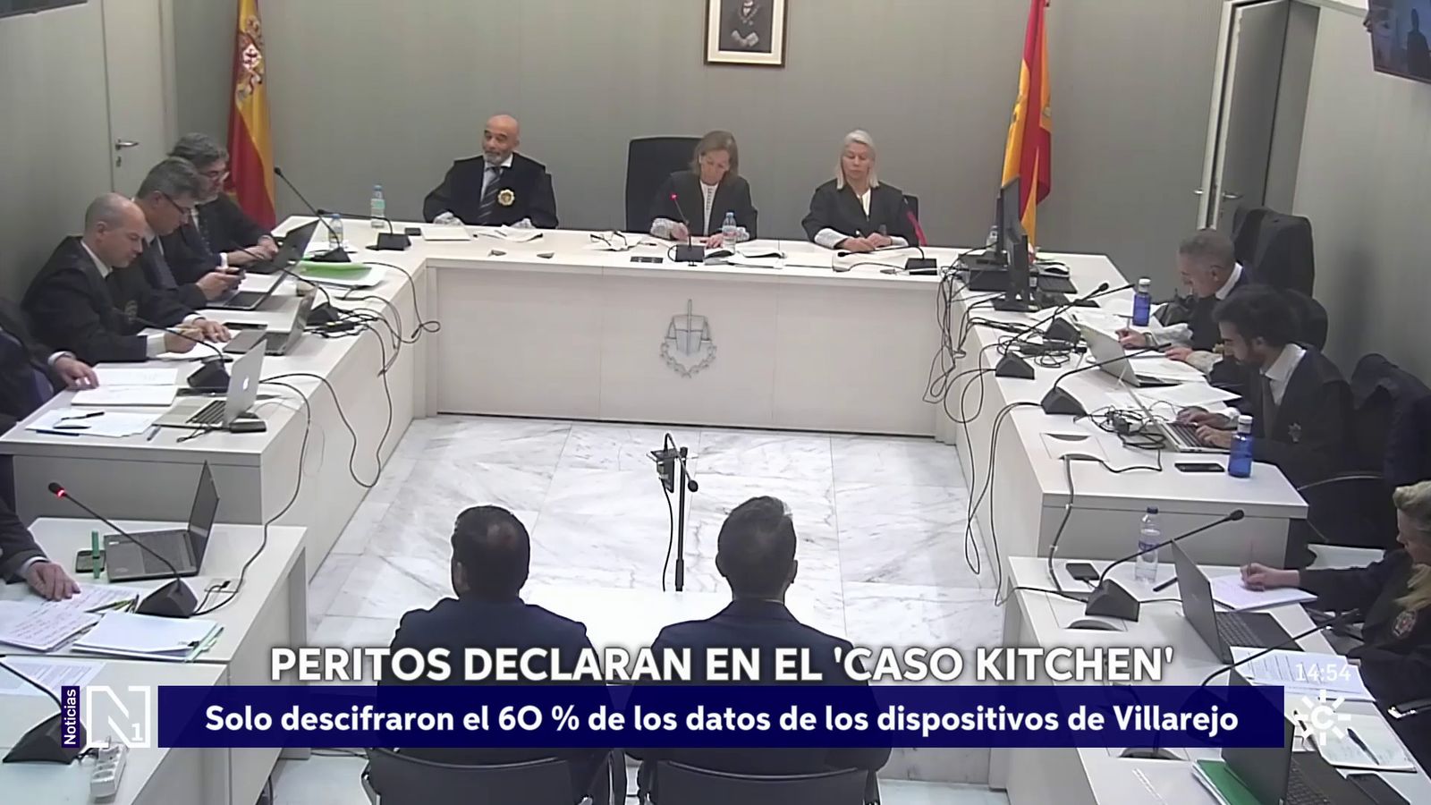 Turno de los peritos en el juicio Kitchen
