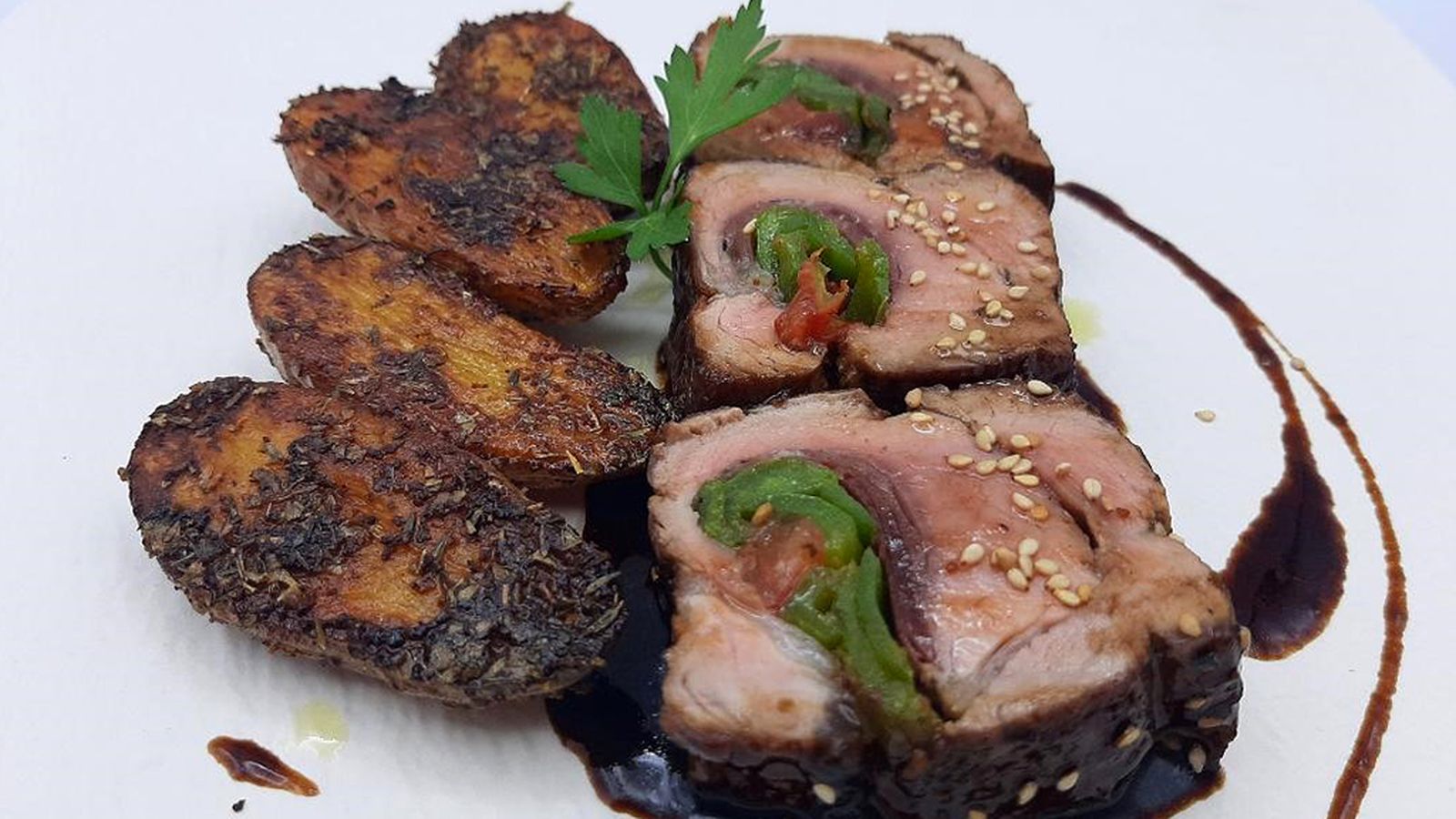 Cómetelo Solomillo serranito con patatas de luxe 7 enero 1024x576