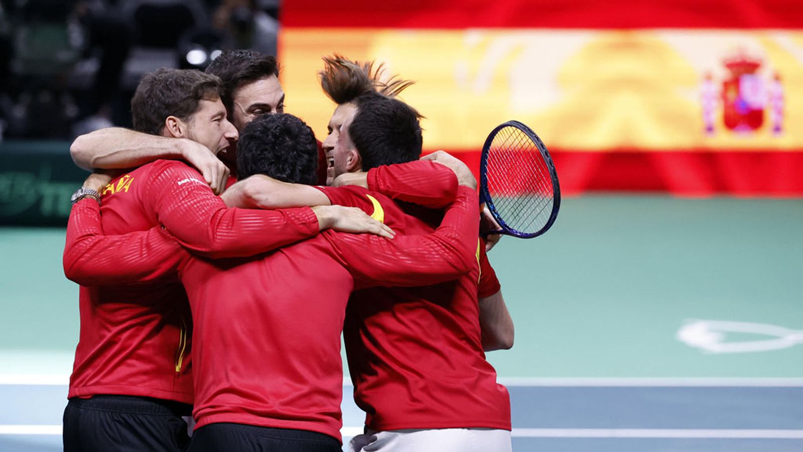 Carreño España celebración Copa davis