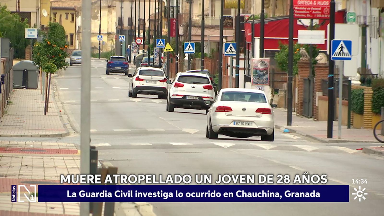 Muere un joven en Granada tras atacar a un autbús con un hacha