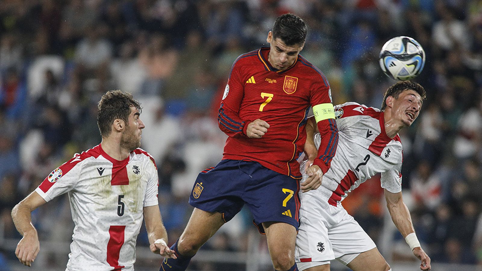 Gol de Morata con la selección de España