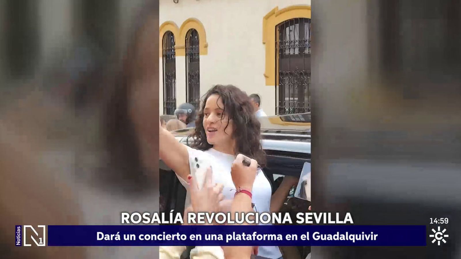 Sevilla se blinda para la actuación de Rosalía este sábado en un evento de Netflix