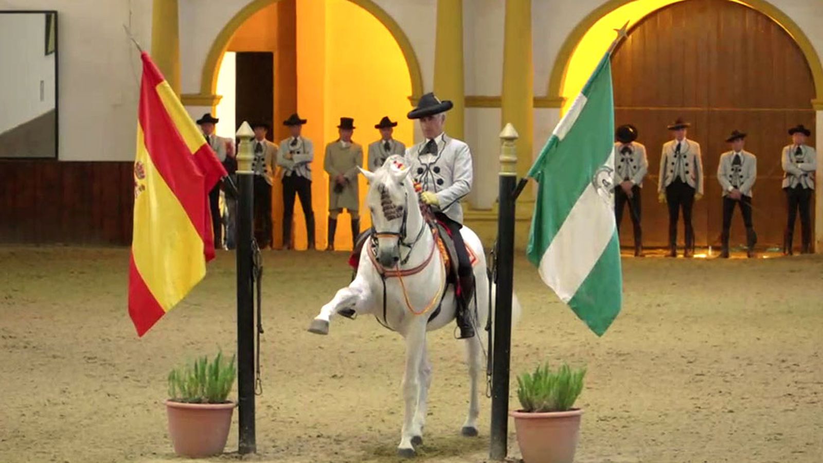 Despedida del jinete Manuel Ruiz de la Real Escuela Ecuestre de Jerez