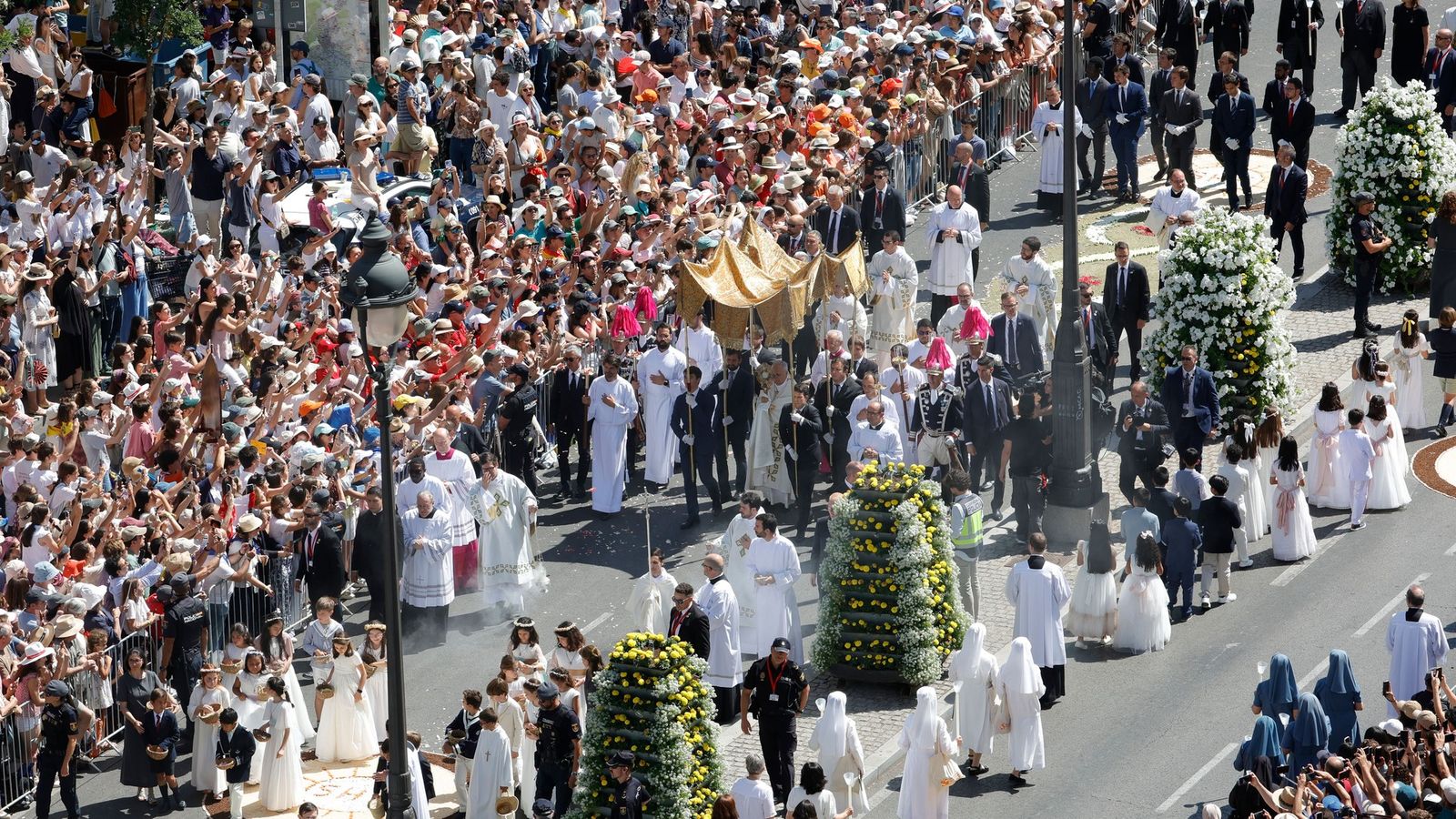 El Papa celebra el Corpus en Madrid