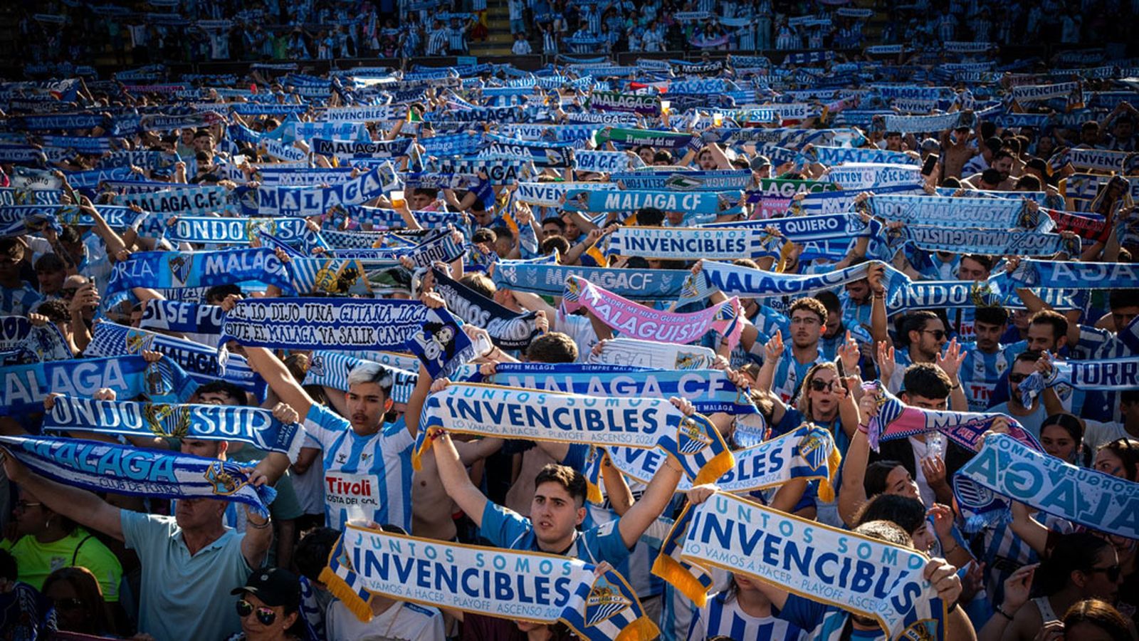 afición del Málaga