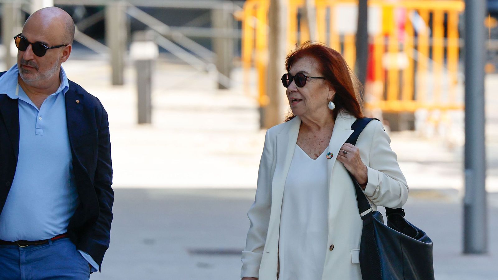 FOTO CRISTINA NARBONA EN LA AUDIENCIA NACIONAL