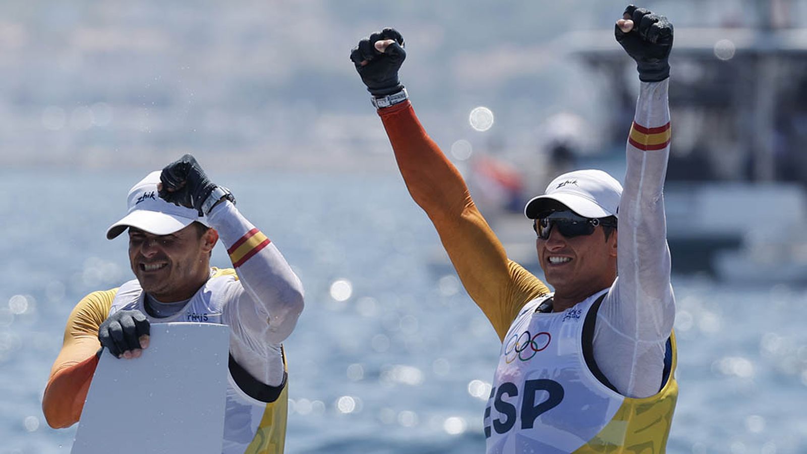Foto Diego Botín y Frolian Trittel medalla de oro en vela
