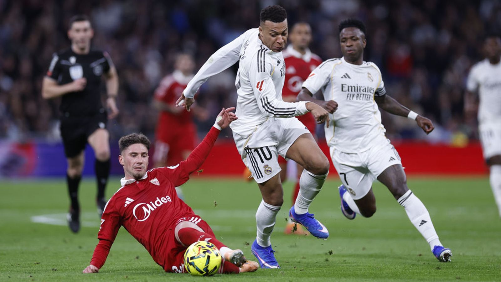 Real Madrid Sevilla Carmona y Mbappé