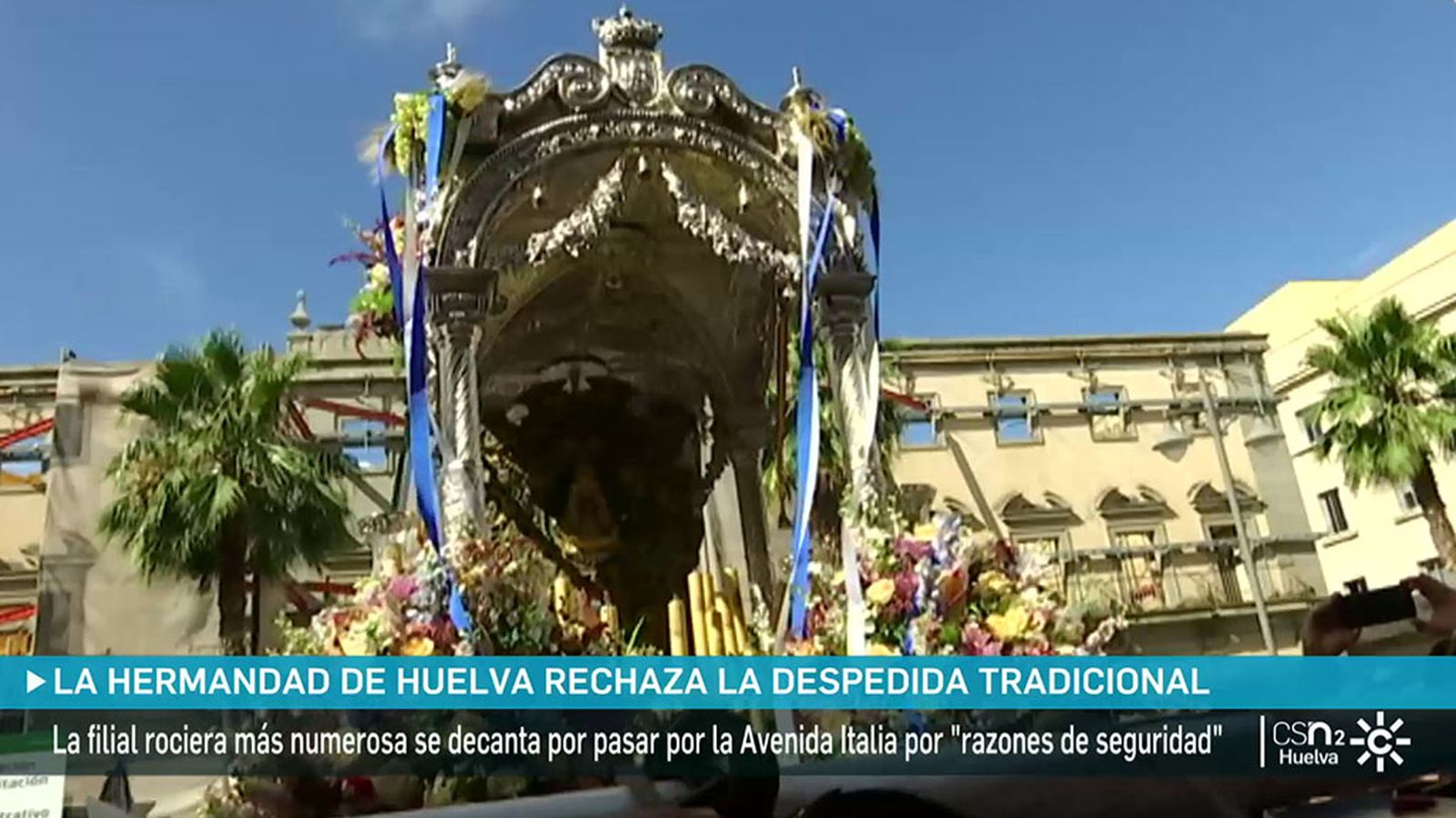 Hermandades de Huelva salen al Rocío por caminos distintos
