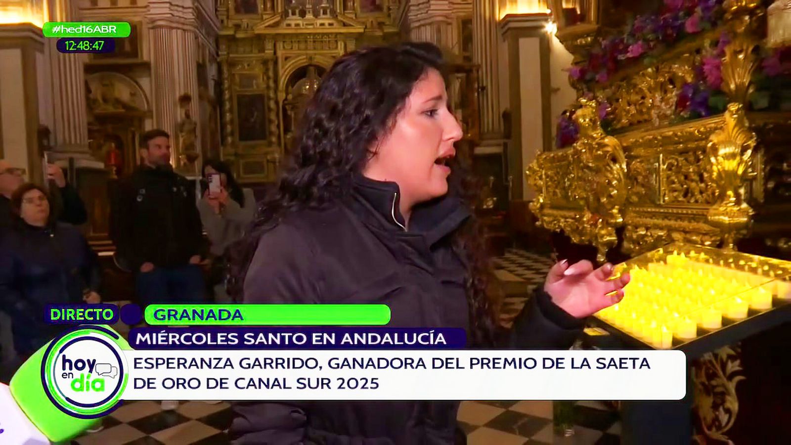 La saeta nos viene esta mañana de la mano de Esperanza Garrido