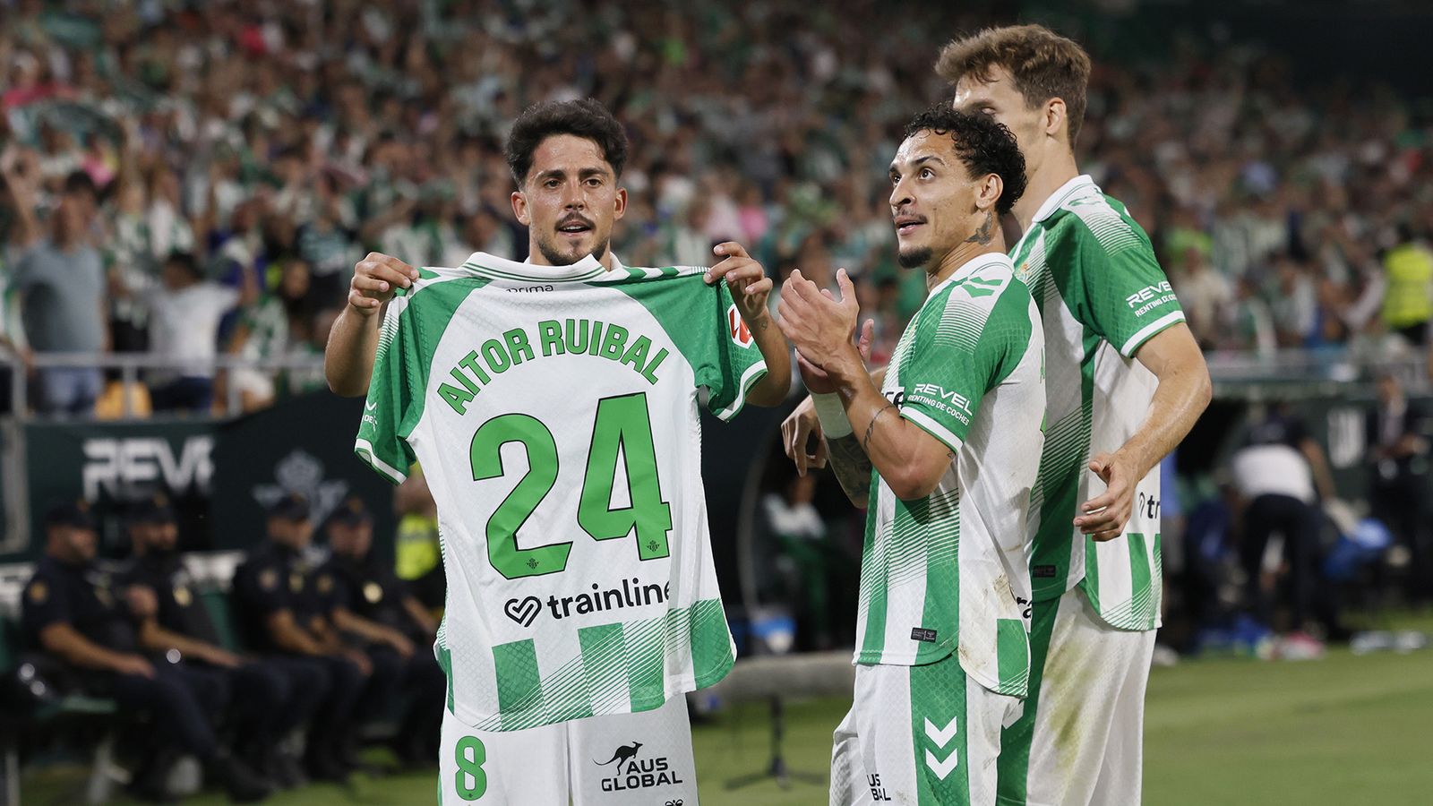 Fornals en el último partido de la Liga