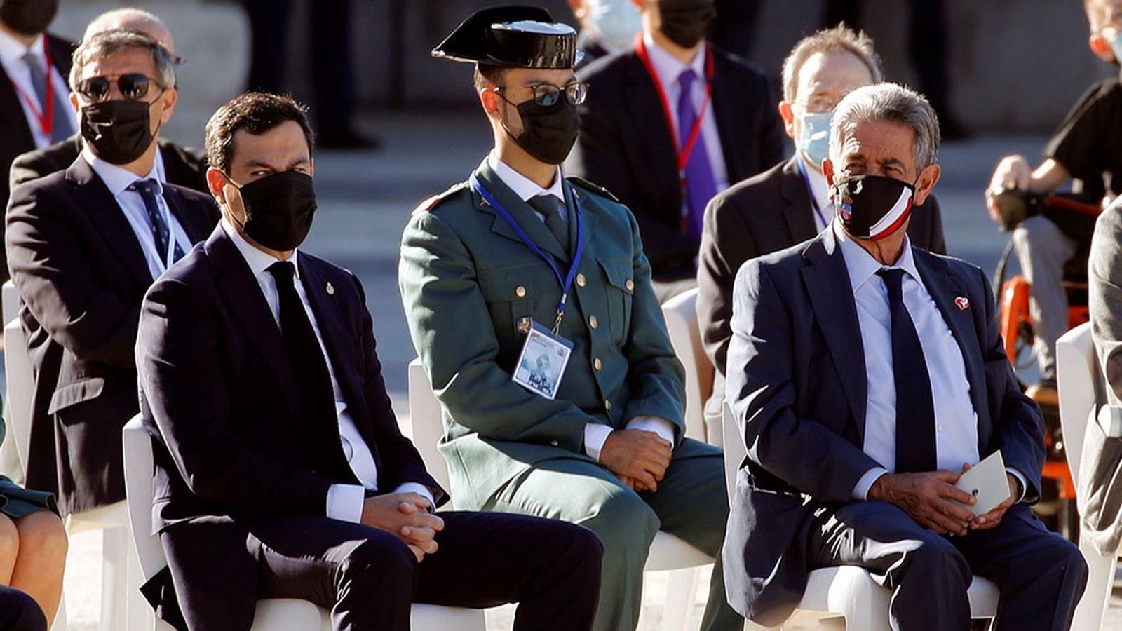 Moreno asiste al homenaje a las víctimas de la covid