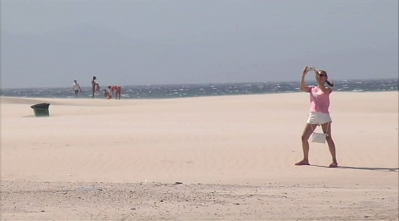 Levante en la playa Captura