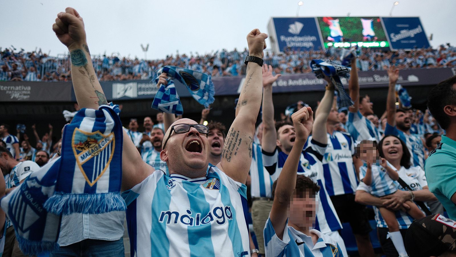 La afición se vuelca con el Málaga