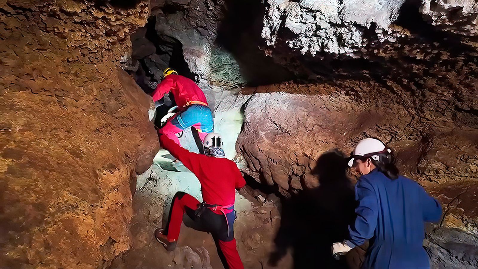 La pasión por la espeleología