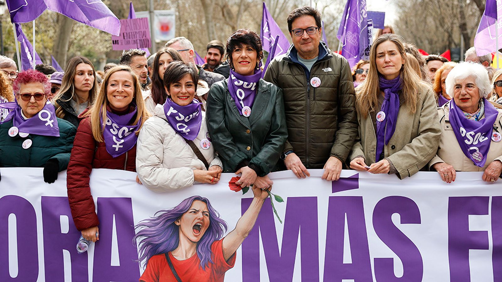Elma Sainz en el 8m