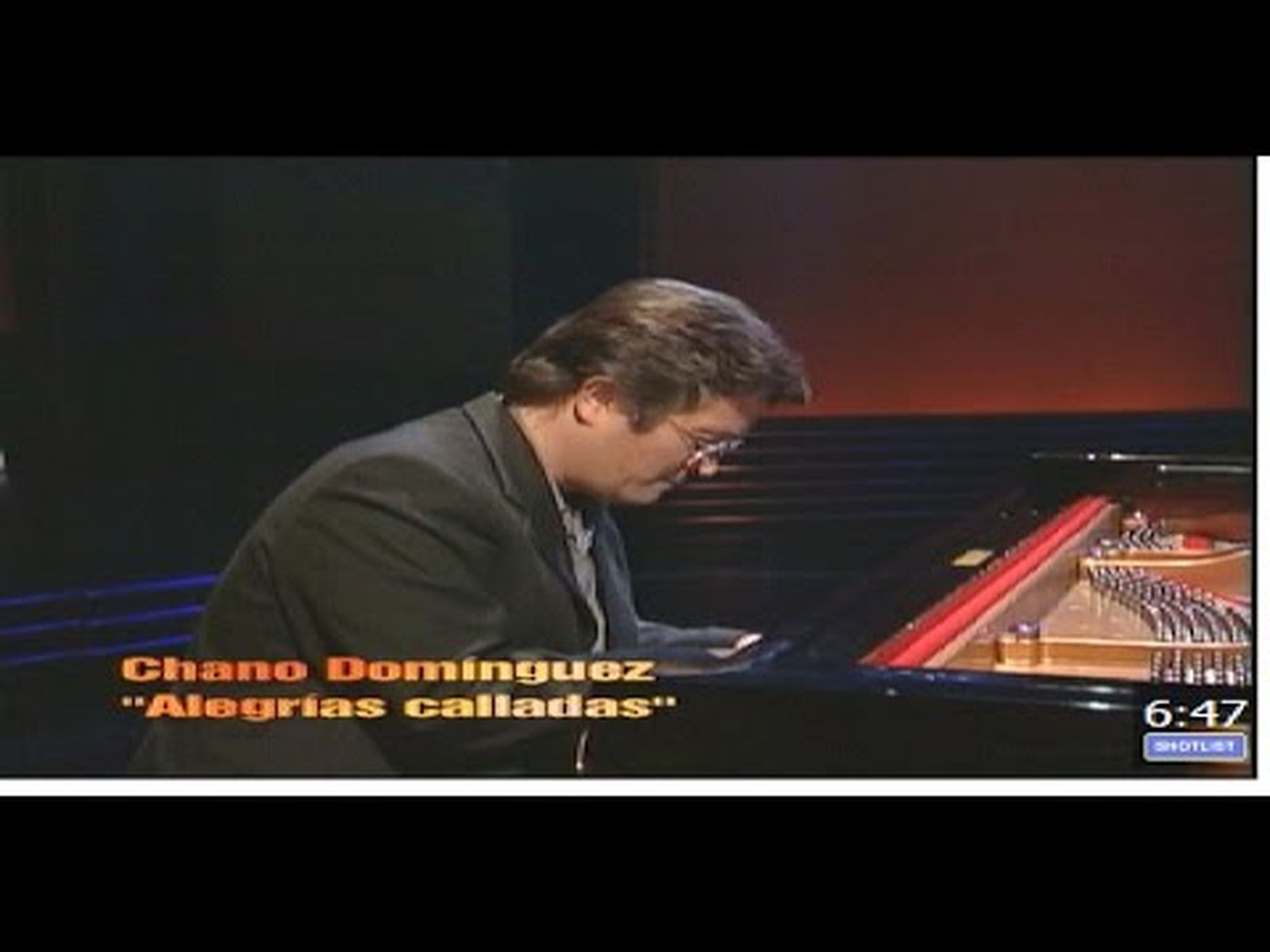 Chano Domínguez al piano "Alegrías calladas" | Flamenco en Canal Sur
