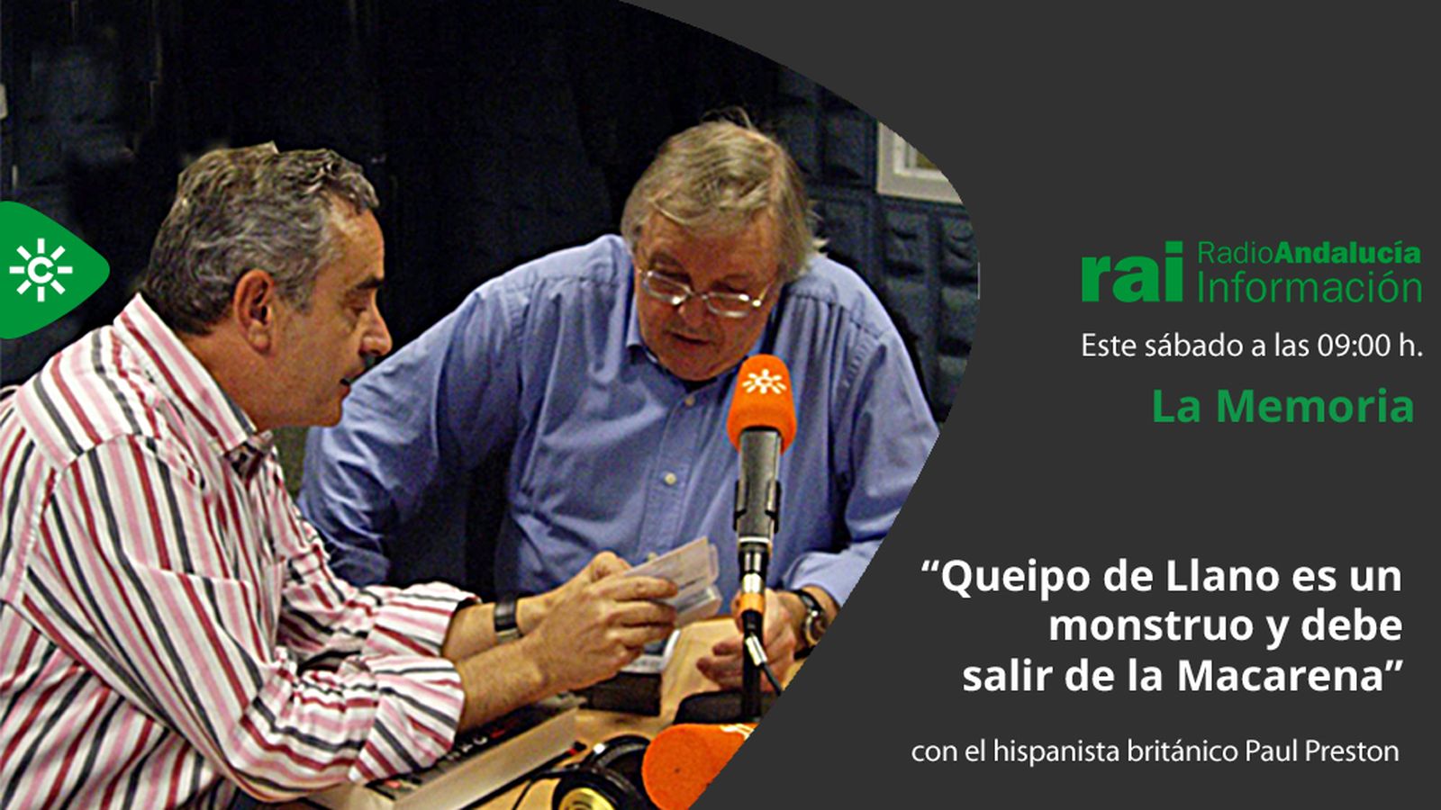 La Memoria, RAI, 12 septiembre