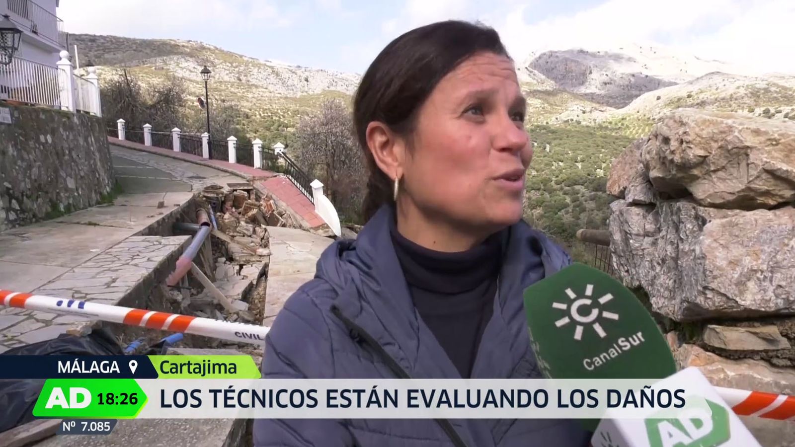 Grietas en Cartajima