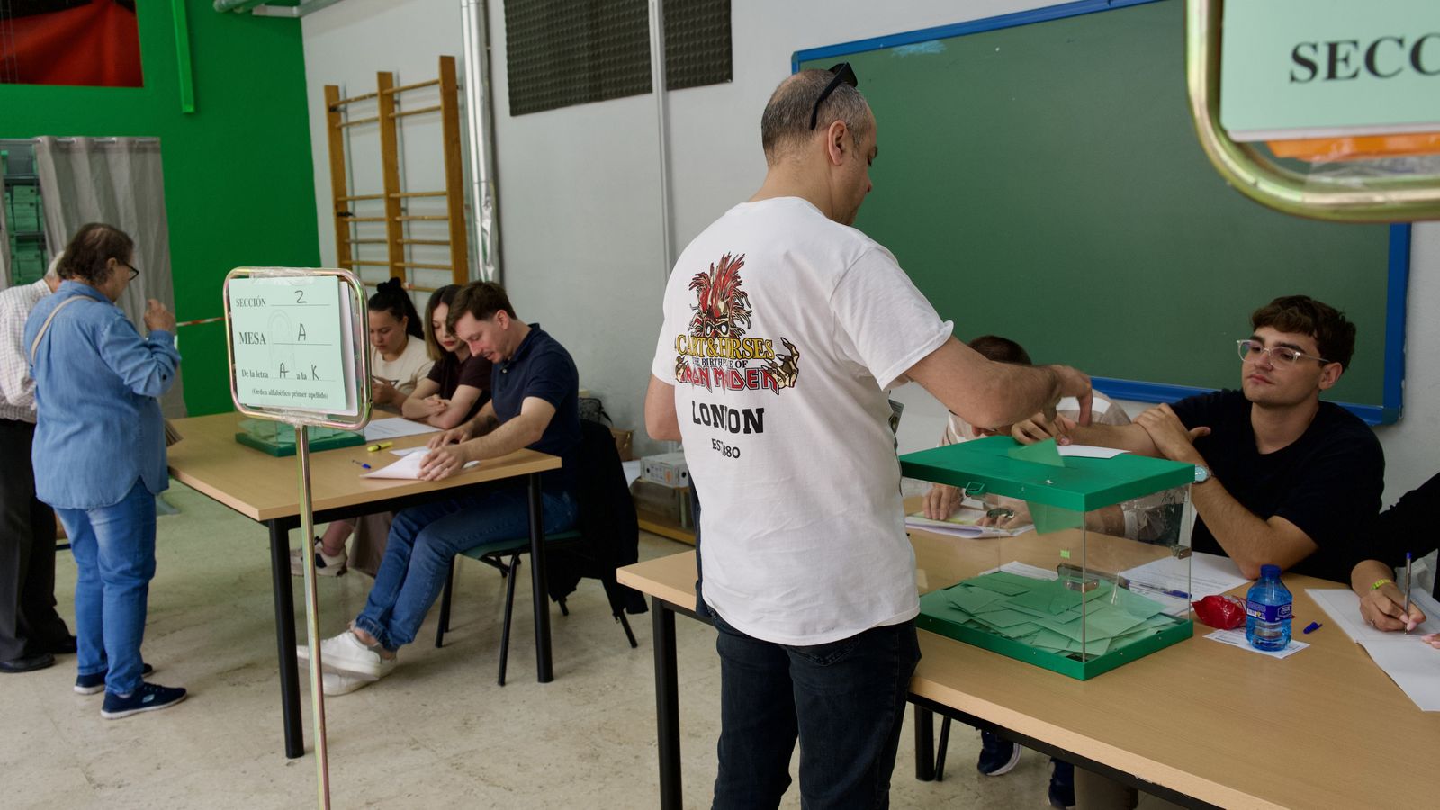 Participacion a las seis de la tarde