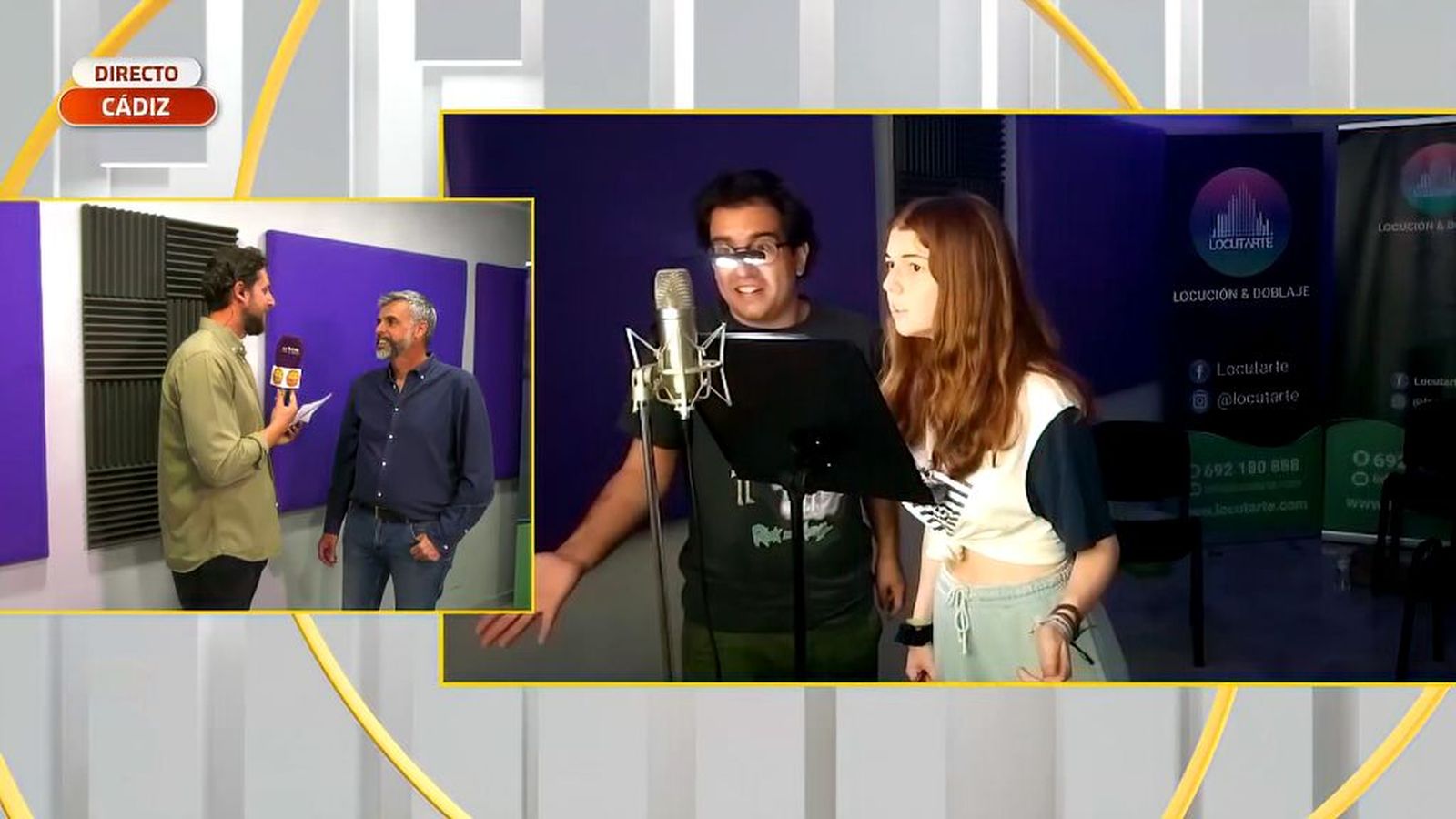 Celebramos el Día de la Voz en una escuela donde se forman los futuros actores de doblaje
