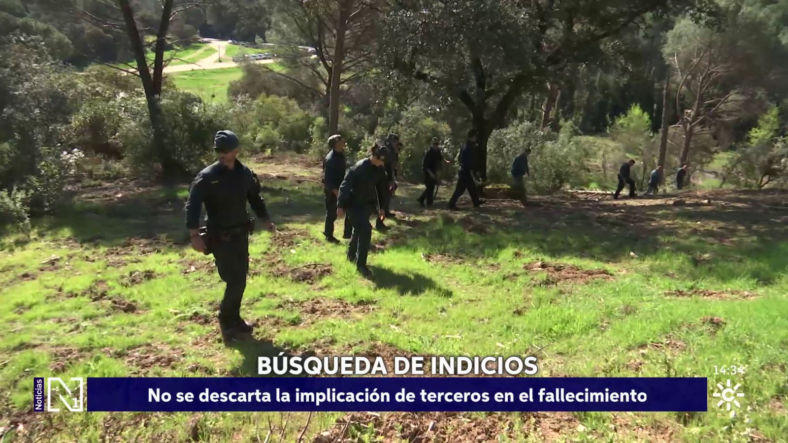 Busqueda de indicios del caso Antonio Aguilera en Córdoba