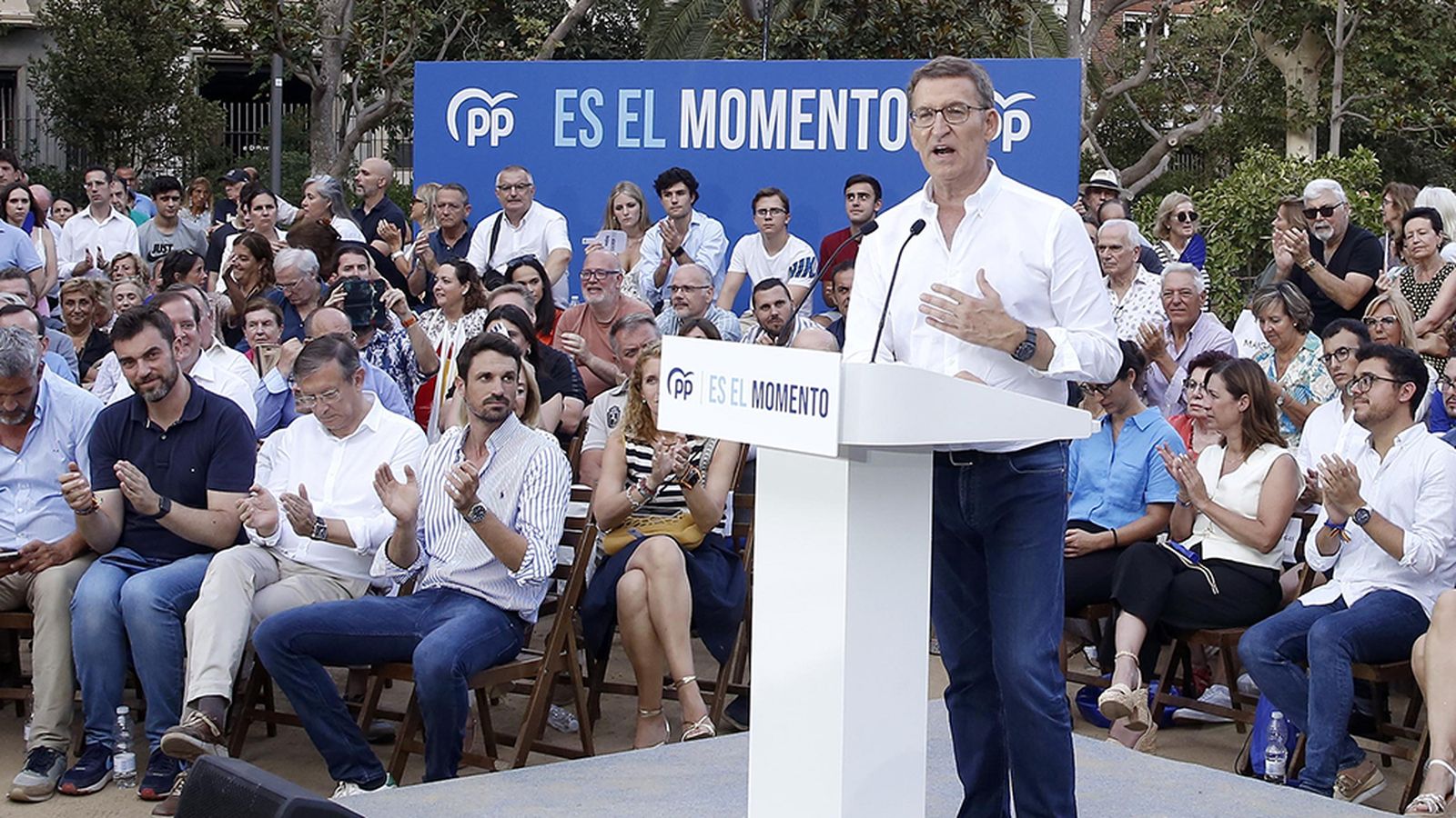 Feijóo en Barcelona