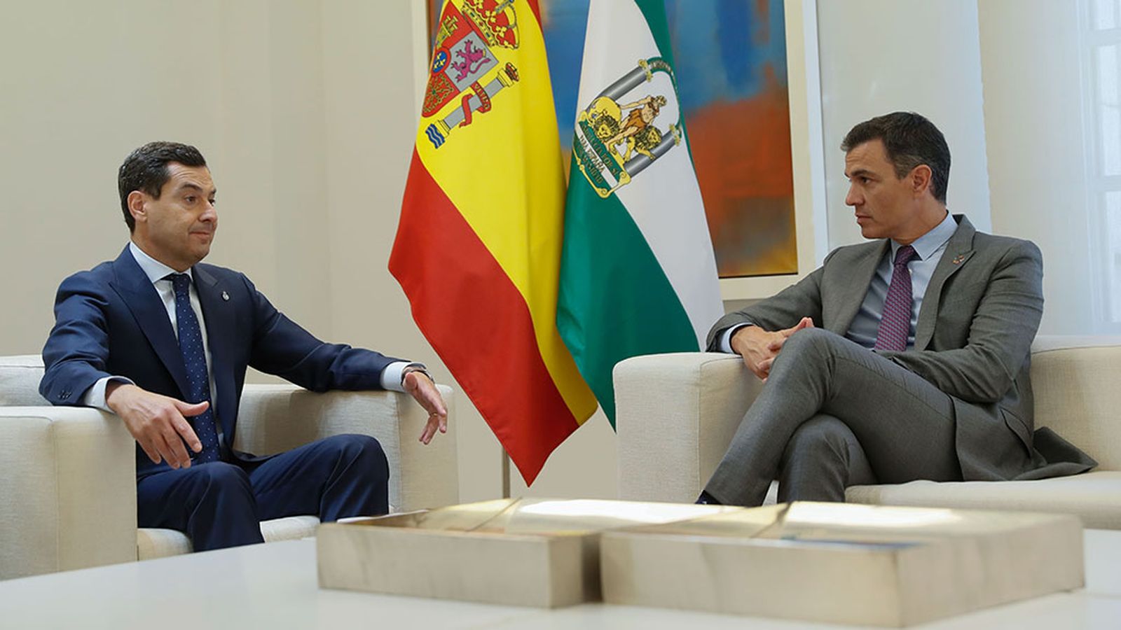 Moreno y Sánchez en Moncloa