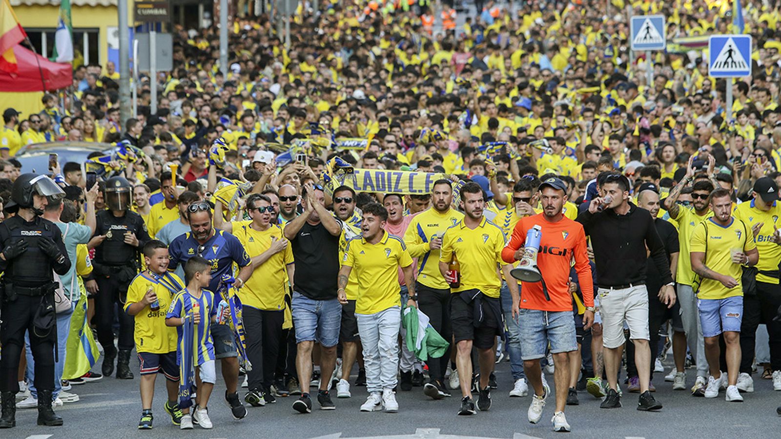 Afición del Cádiz