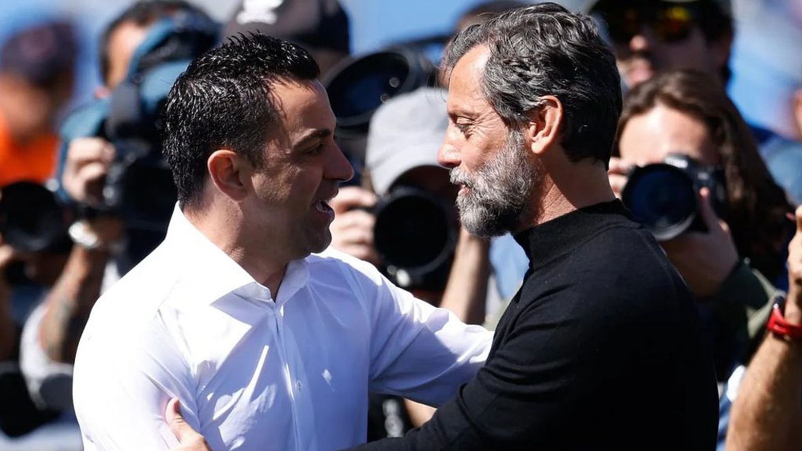 Xavi y Quique Flores