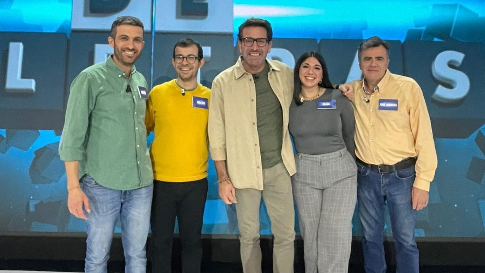 Andrachos y Albusiners, concursantes de "Sopa de letras"