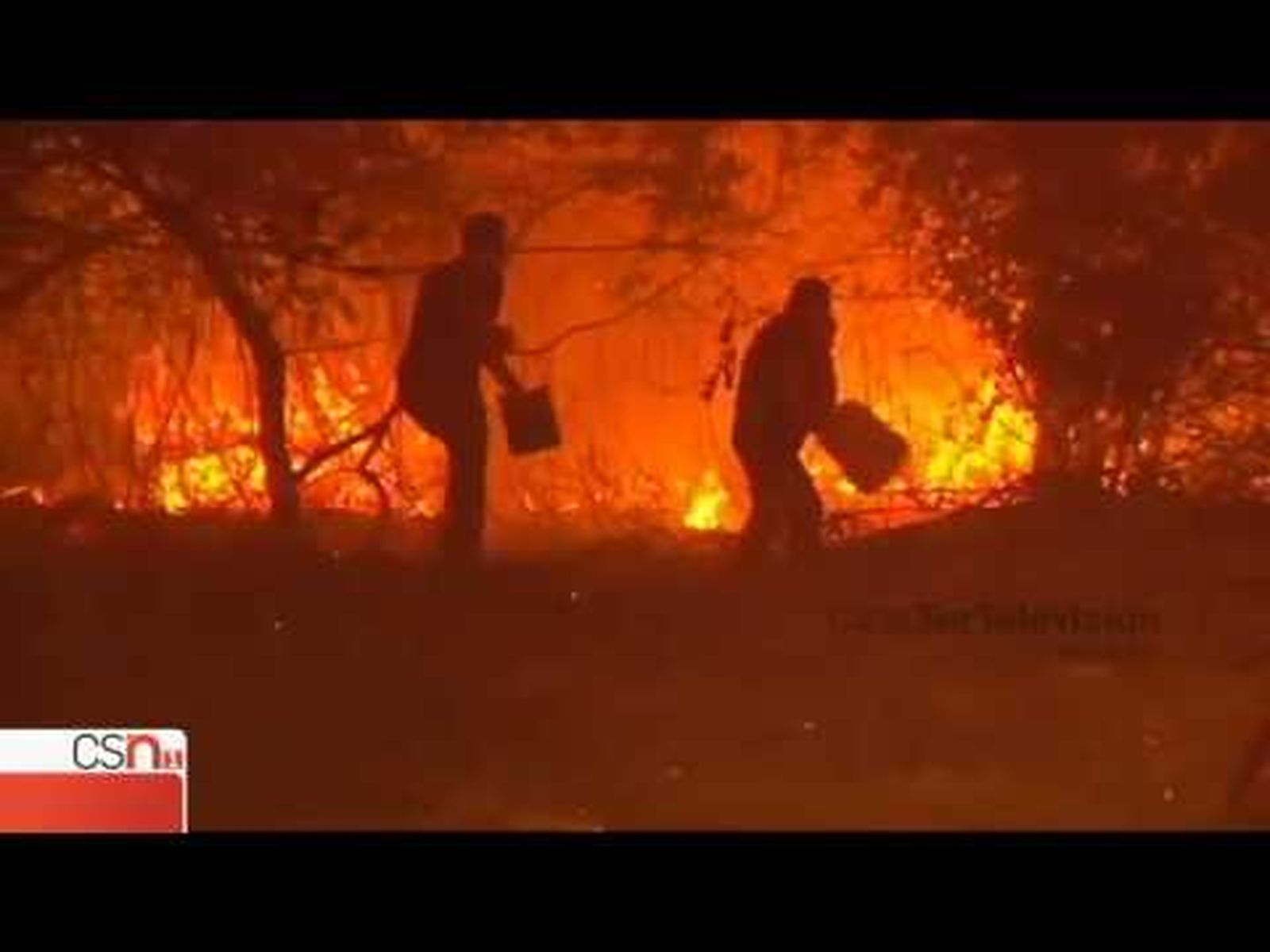 Galicia calcinada por los incendios forestales