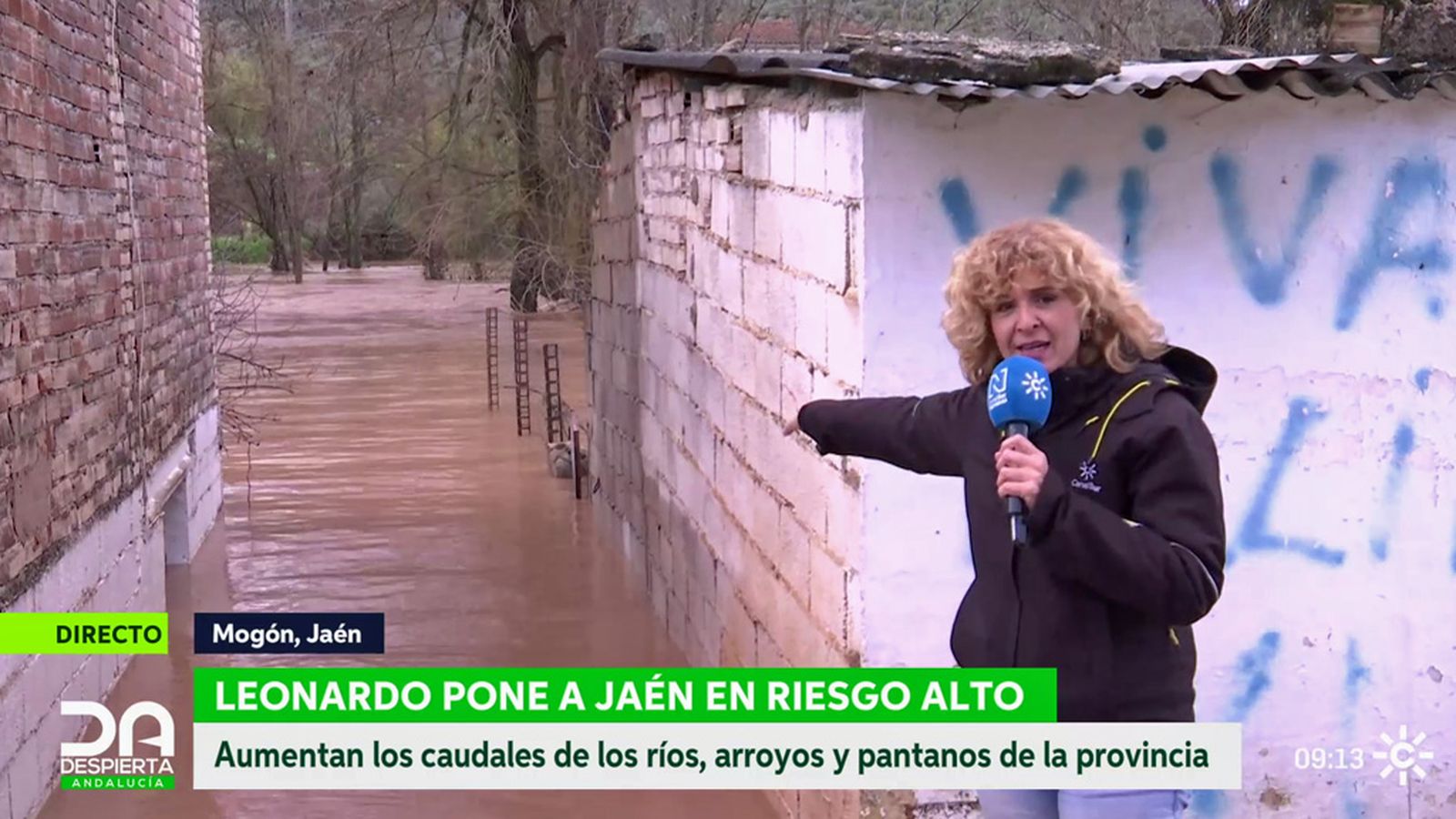 Una treintena de personas desalojadas en Mogón por la crecida del río Aguascebas