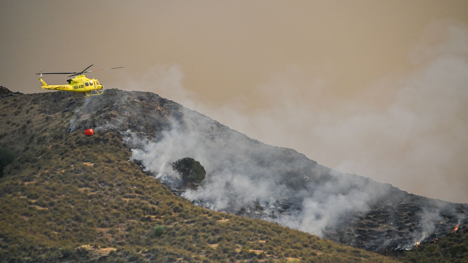 Incendio en Los Gallardos