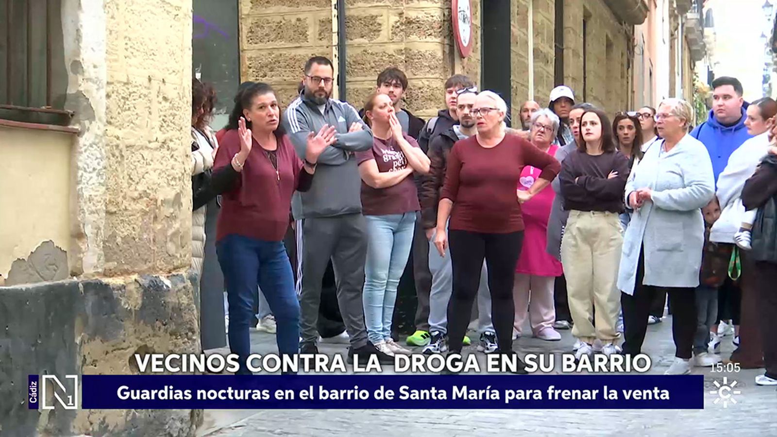 Vecinos del barrio de Santa María patrullan para evitar la venta de droga