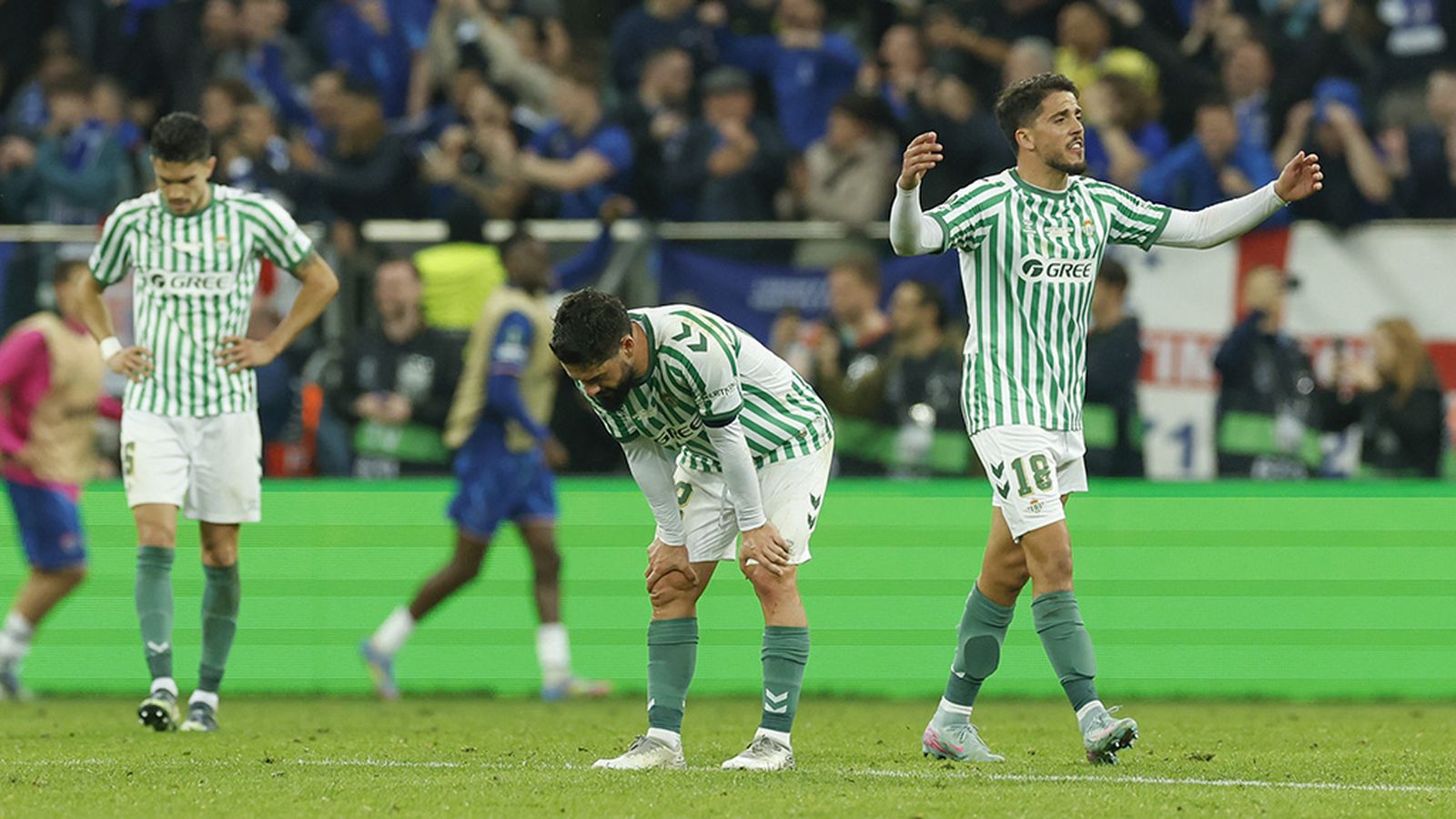 Derrota del Betis en la final de la Conference