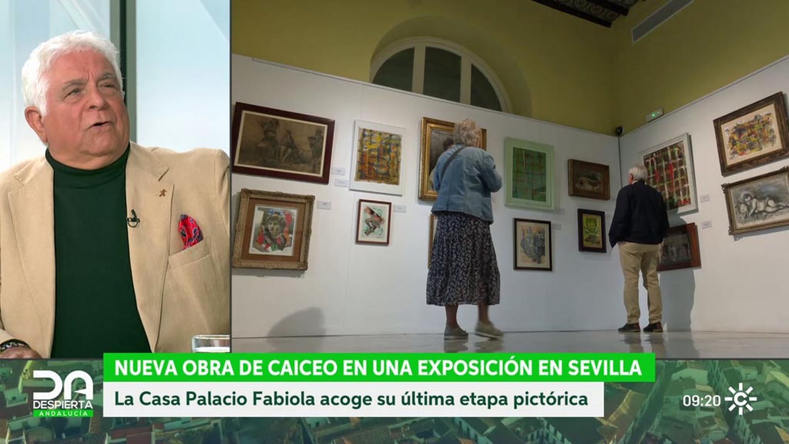 Miguel Caiceo, el cómico que triunfa como pintor