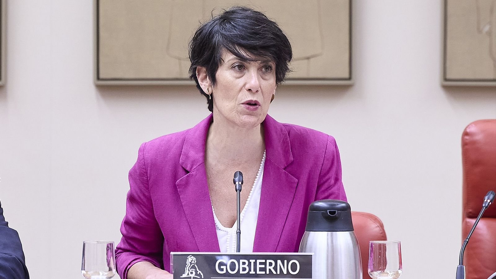 Elma Sáiz, portavoz del Gobierno.
