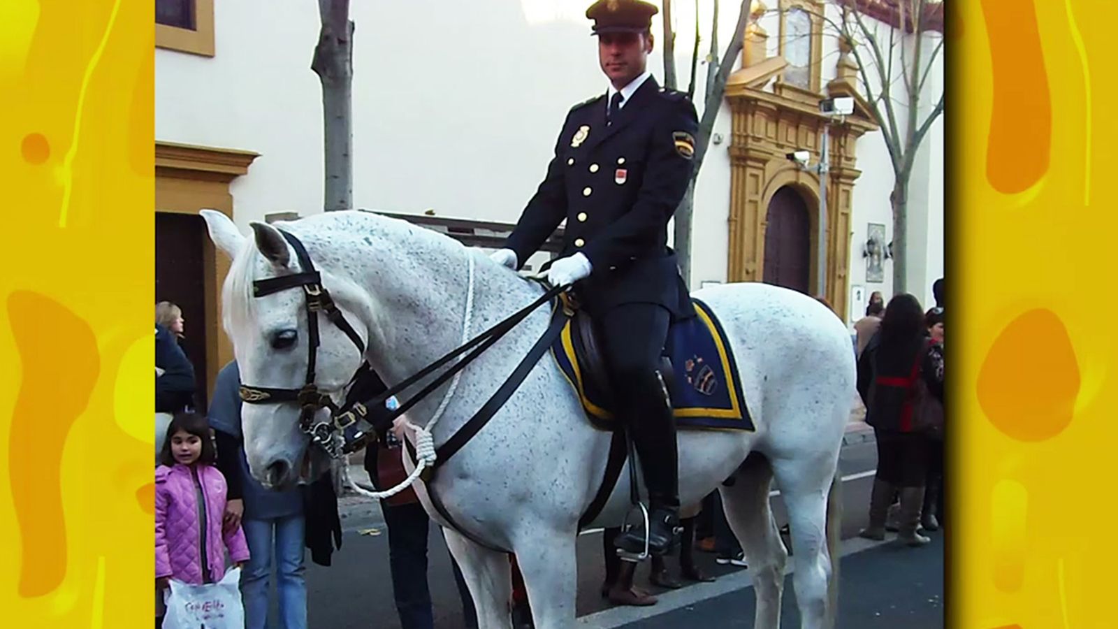 Conocemos la bonita historia de "Visado", el caballo policía